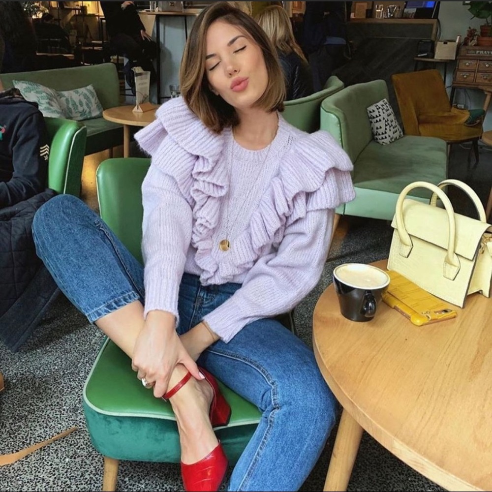 Zara Ruffled Sweater